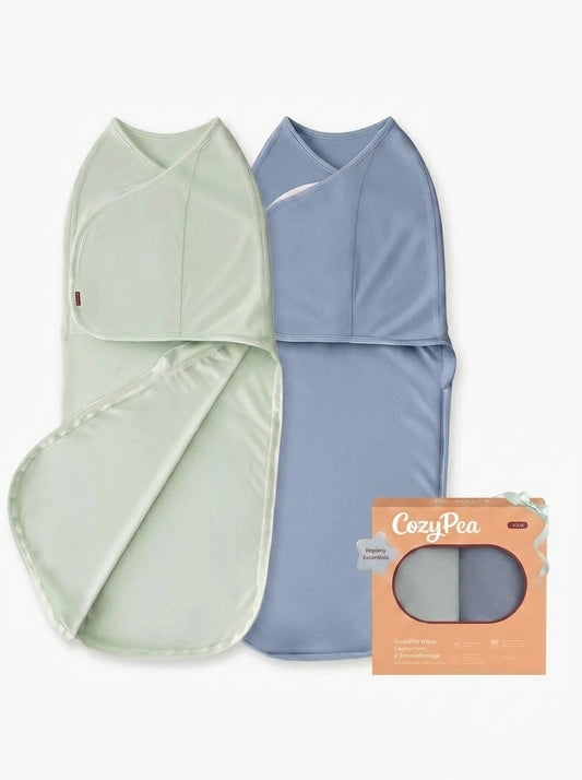 CozyPea Easy Swaddle Wrap For 0-3M